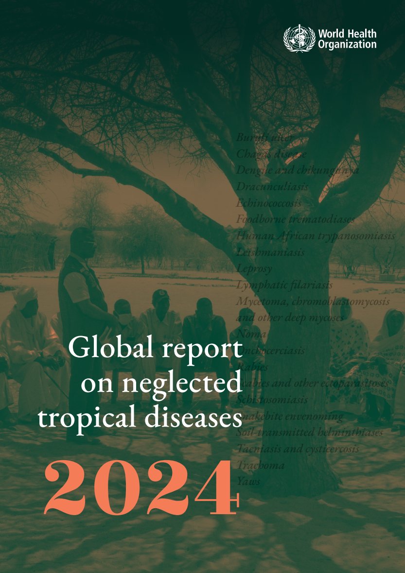 In case you missed it, the @WHO Global Report 2024 on #NTDs is out. It offers insights into the progress made in 2023 towards implementing the 2021-2030 NTD roadmap. Despite ongoing challenges, various areas of progress, including in #Africa, demonstrate that we can indeed