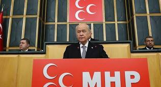 MHP lideri Devlet Bahçeli: ▪️Soykırımın bahanesi olamaz. Türkiye Filistin'in yanında. ▪️Gazze'yi savunmak demek mesela Gaziantep'i savunmak demektir. ▪️Gazze'yi konuşmak demek mesela Şanlıurfa'yı konuşmak demektir.'