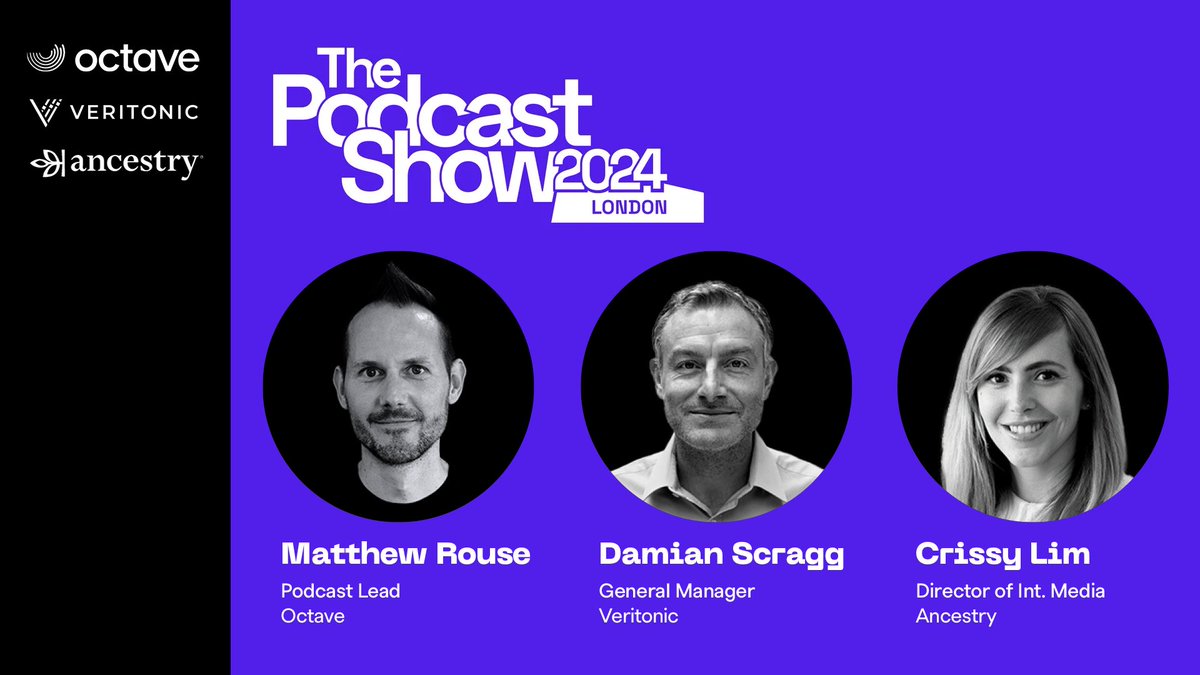 How effective is podcast advertising?🎙 

Find out next week at <a href="/PodcastShowLDN/">The Podcast Show</a> , where we will be presenting our exciting podcast campaign "Octave x <a href="/Ancestry/">Ancestry</a> : Giving past lives a voice in the present" as part of <a href="/IABUK/">IAB UK</a>’s session.🗣 

Find out more: lnkd.in/gqcrXrKv