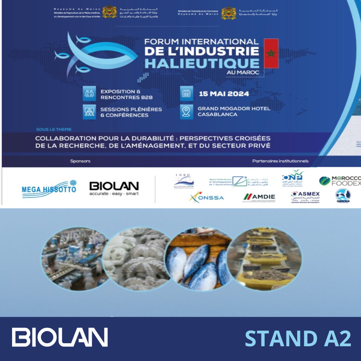 ¡BIOLAN Microbiosensors participa en el Foro Internacional de la Industria Pesquera organizado por FENIP ! 🐟 🦐

¡Te esperamos en nuestro propio Stand nº A2!