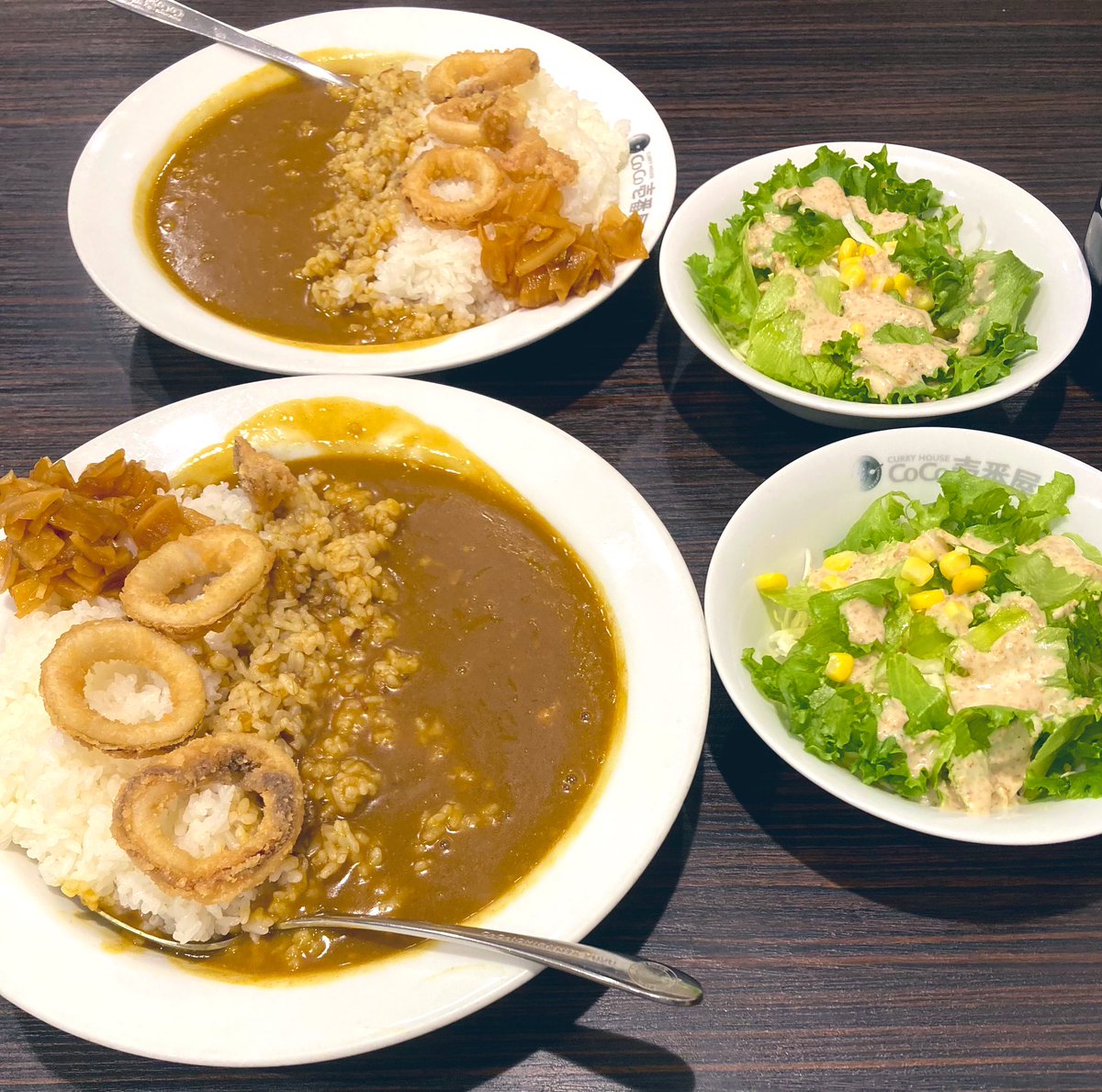 『2日目カレー』 本日もカレーじゃい！ 2人前1902円☟ 何処の誰が言ったかは知らんけど、 「カレーは2日目が美味い」らしい… …ホンマに美味いわ👋🏻👽…( ꜆-ࡇ-)꜆ｽﾞｺ~