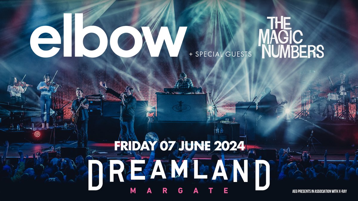 Wake Up! @themagicnumbers have been announced as special guests for @Elbow's @DreamlandMarg show on June 7. Grab tickets today 🎟️tinyurl.com/mr373np5