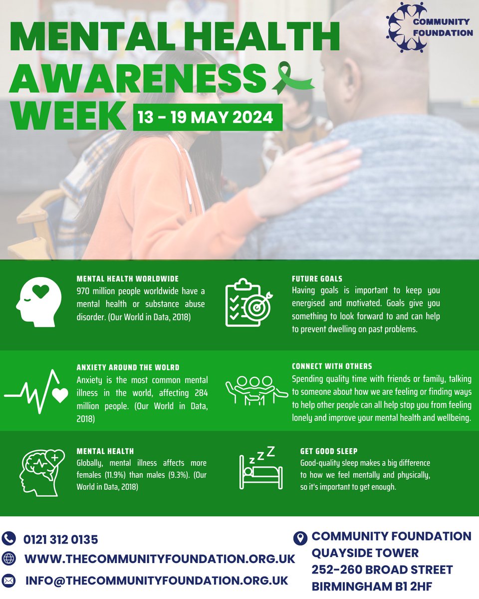 Join us in recognising #MentalHealthAwarenessWeek2024  ! Mental health is just as important as physical health. Let's spread awareness, support one another, and break the stigma surrounding mental health. Together, we can make a difference. 💚 #EndTheStigma