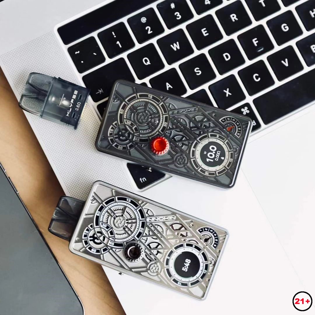 Innokin Klypse Mecha Pod Kit Inspired By Master Watchmakers🔥 ⚠ Warning: The device is used with e-liquid which contains addictive chemical nicotine. For Adult use only. #sourcemore #sourcemoreofficial #Innokin #Klypsemecha #vapetricks #instavape