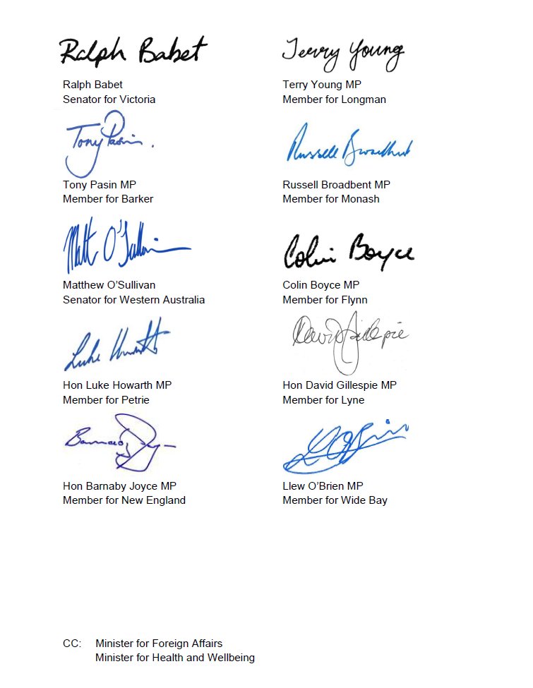 Malcolm Roberts 🇦🇺 (@mrobertsqld) on Twitter photo I'm proud to have co-signed this letter urging Prime Minister Anthony Albanese to reject the WHO Pandemic Treaty and proposed changes to the International Health Regulations. This is a stance I've long advocated for and, in fact, was the first member of parliament to call for a I'm proud to have co-signed this letter urging Prime Minister Anthony Albanese to reject the WHO Pandemic Treaty and proposed changes to the International Health Regulations. This is a stance I've long advocated for and, in fact, was the first member of parliament to call for a