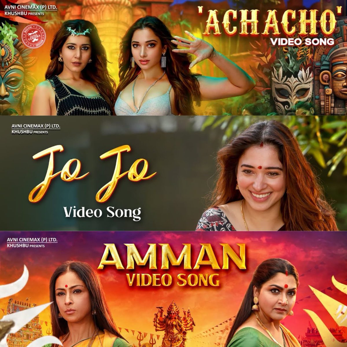 #Aranmanai4 continues its weekday success with strong family attendance, echoing its popularity with hits like #Achacho, #JoJo, and #Amman on YouTube. It's a solid blockbuster!