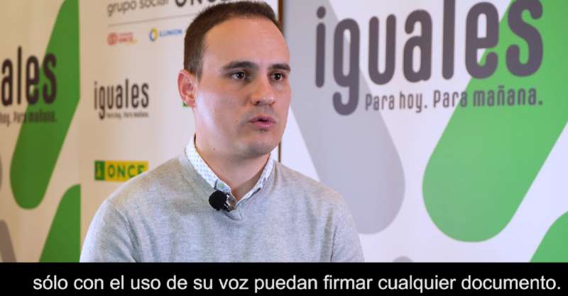 ONCE_oficial's tweet photo. Entrevista en @La_SER a #BiometricVox, ganadora del primer #RetoONCEInnova #Emprendedores por su solución que permite a personas ciegas firmar documentos a través de la voz
¿Y tú? ¿Tienes una propuesta de #InnovaciónInclusiva?
Apúntate, antes del 20/5⬇️
https://t.co/sEuUbRRHh0