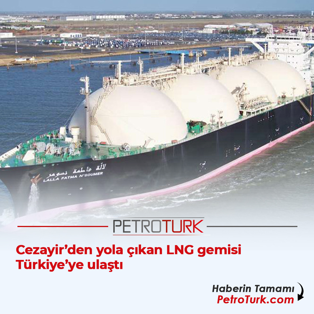 Cezayir’den yola çıkan LNG gemisi Türkiye’ye ulaştı Haberin Tamamı: petroturk.com/dogalgaz-haber… #cezayir #lng #dogalgaz