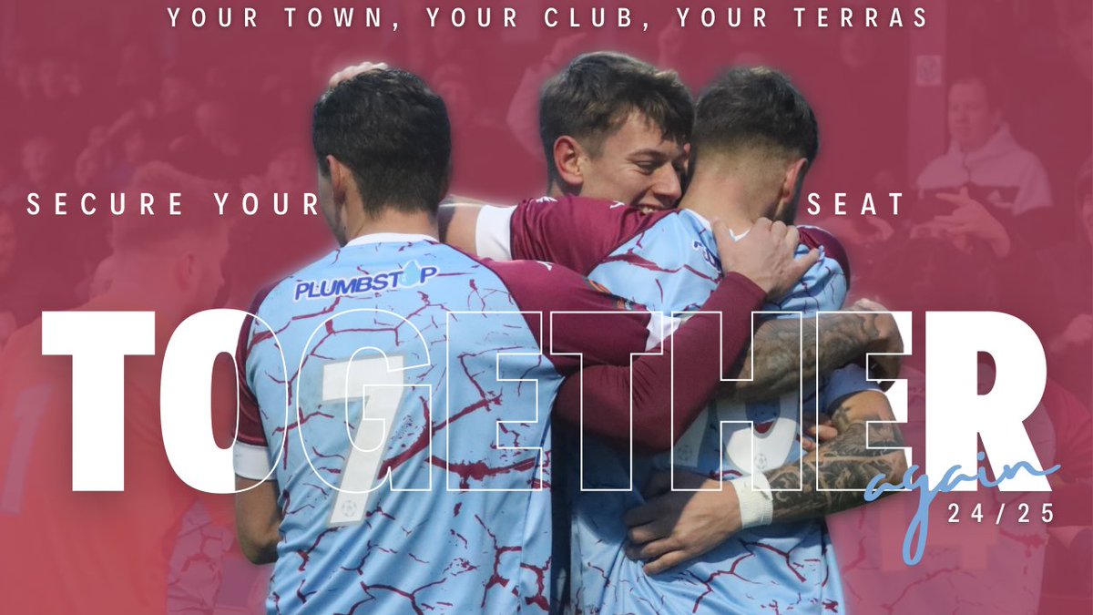 Your Town. Your Club. Your Terras. 🚨Under 7s for just 10p🚨 🎫 - bit.ly/Early-Birds-WFC