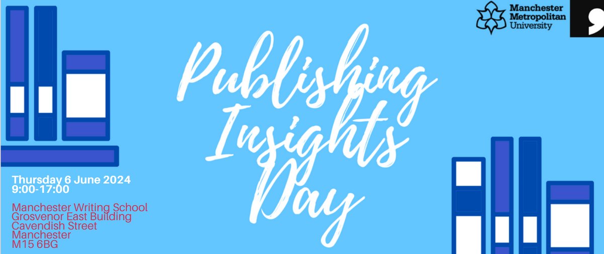 .@commapress and @ManMetUni are teaming up to host a Publishing Insights Day bookbrunch.co.uk/page/free-arti… (Free to view)
