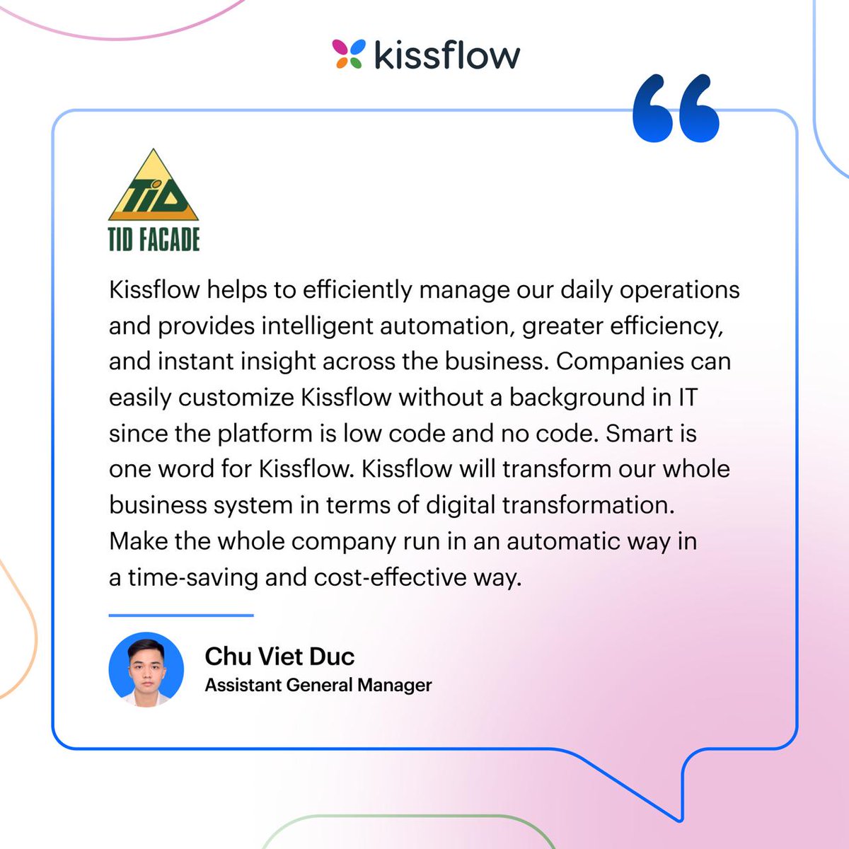 🌟 Thrilled to share this glowing testimonial from one of our amazing customers! 🌟
#HappyCustomers #TestimonialTuesday #CustomerSatisfaction #TransformativeTech #DigitalTransformation
