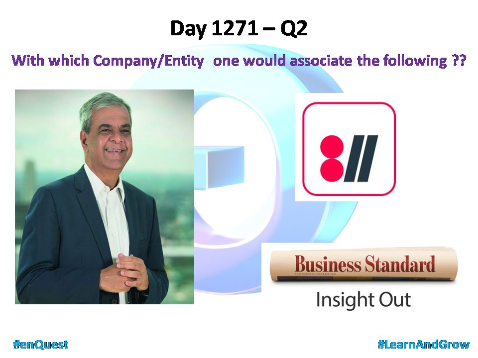 Day 1271 - Q2    

#enQuest 

#LearnAndGrow