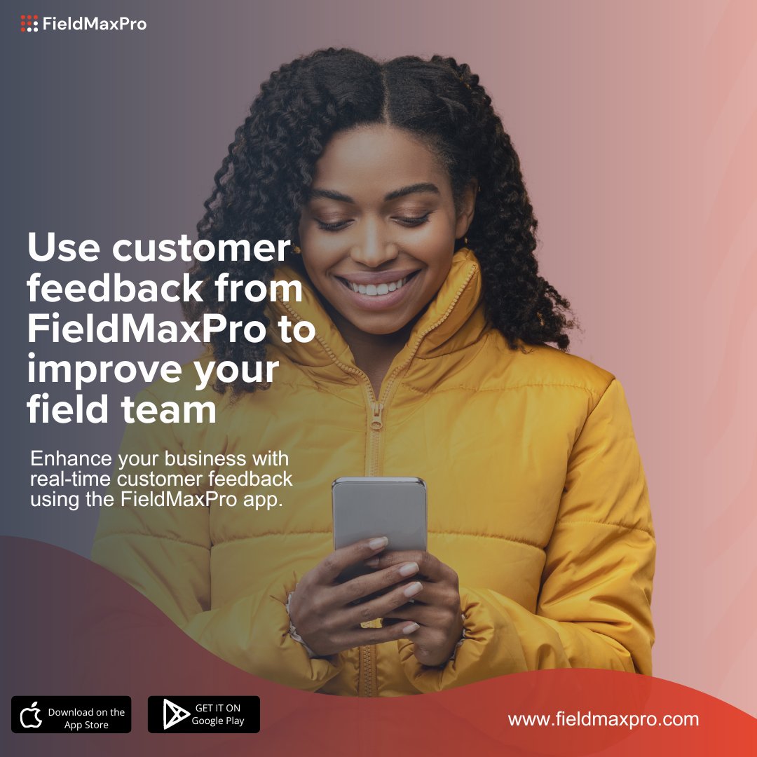 The FieldMaxPro solution offers real-time customer feedback, empowering your field team to excel like never before!
