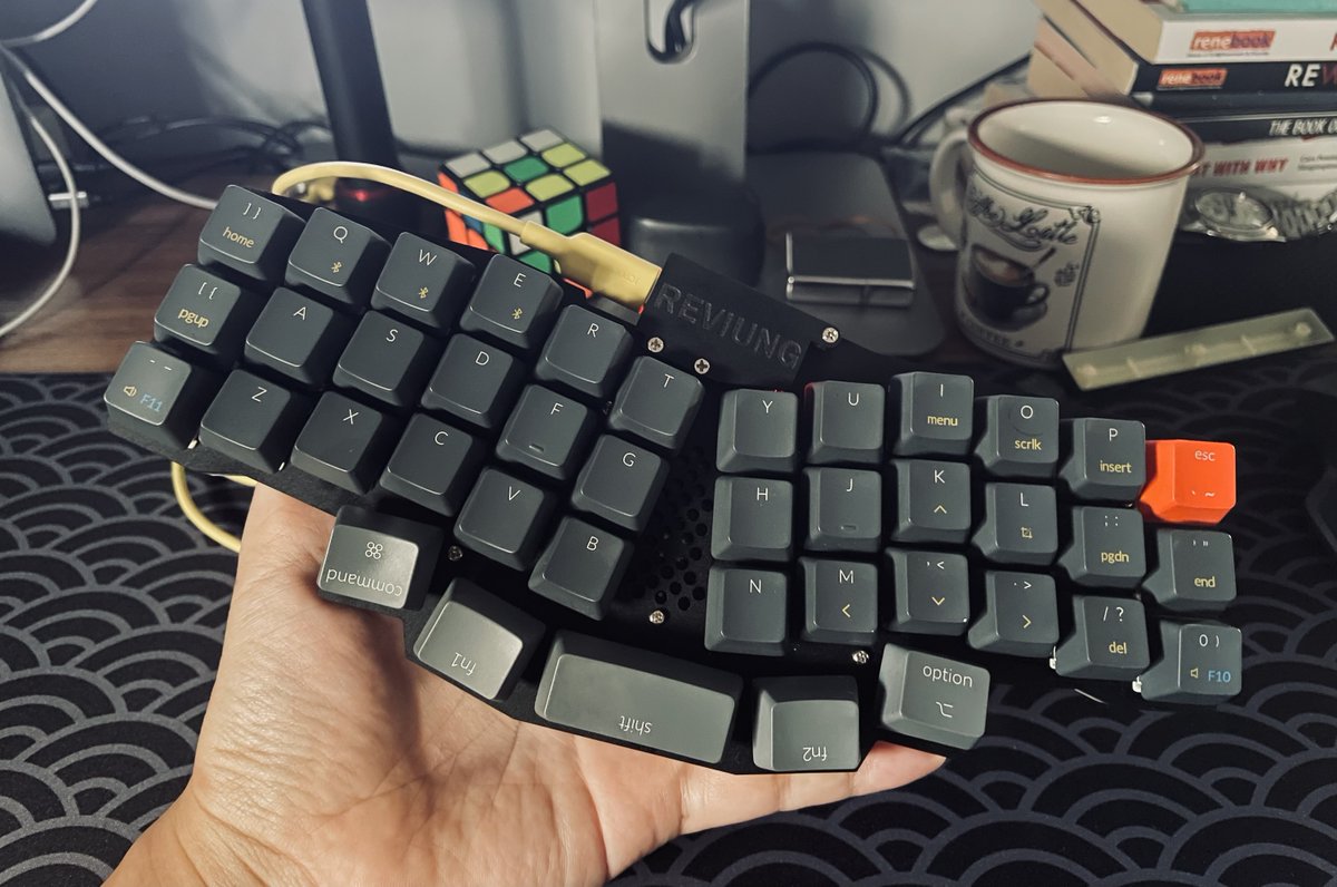 merged it with the Keychron's switches and caps