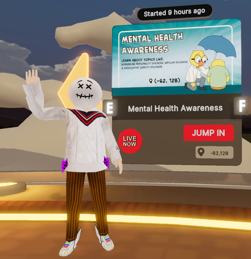 Have you jumped into the updated Genesis Plaza? It's easy to see what events are taking place 🤓 Today I'm checking in with Dr.Hen 🏥🤕💕 In @decentraland 🟠 Powered by @DecentralandDAO