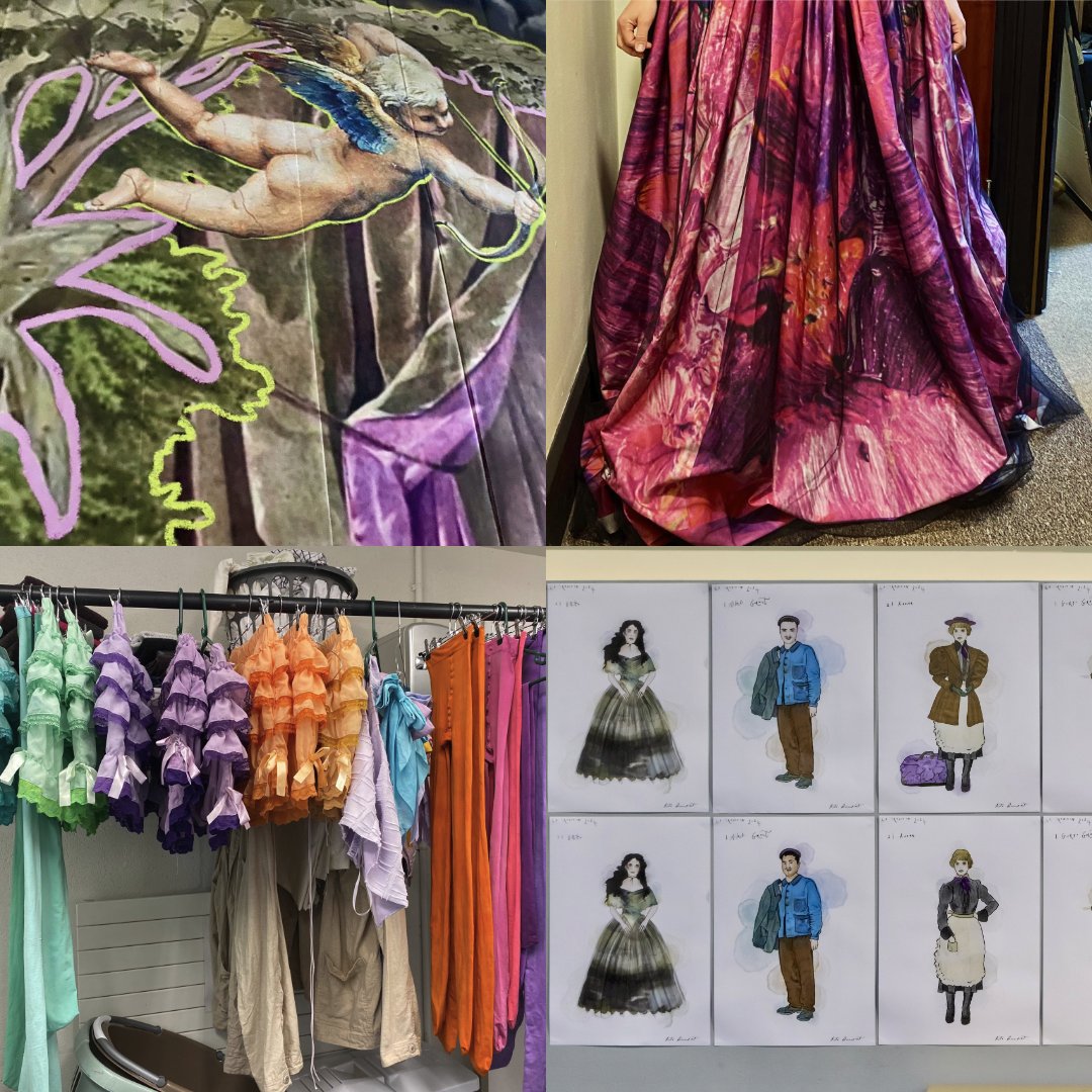 #INOTraviata tech week at the @NatOperaHouse is in full swing and we're getting very excited for #OpeningNight this Friday! Here's a little sneak peek of what set & costume designer Katie Davenport has in store for us 👗✨ 🎟️ bit.ly/INOTraviata