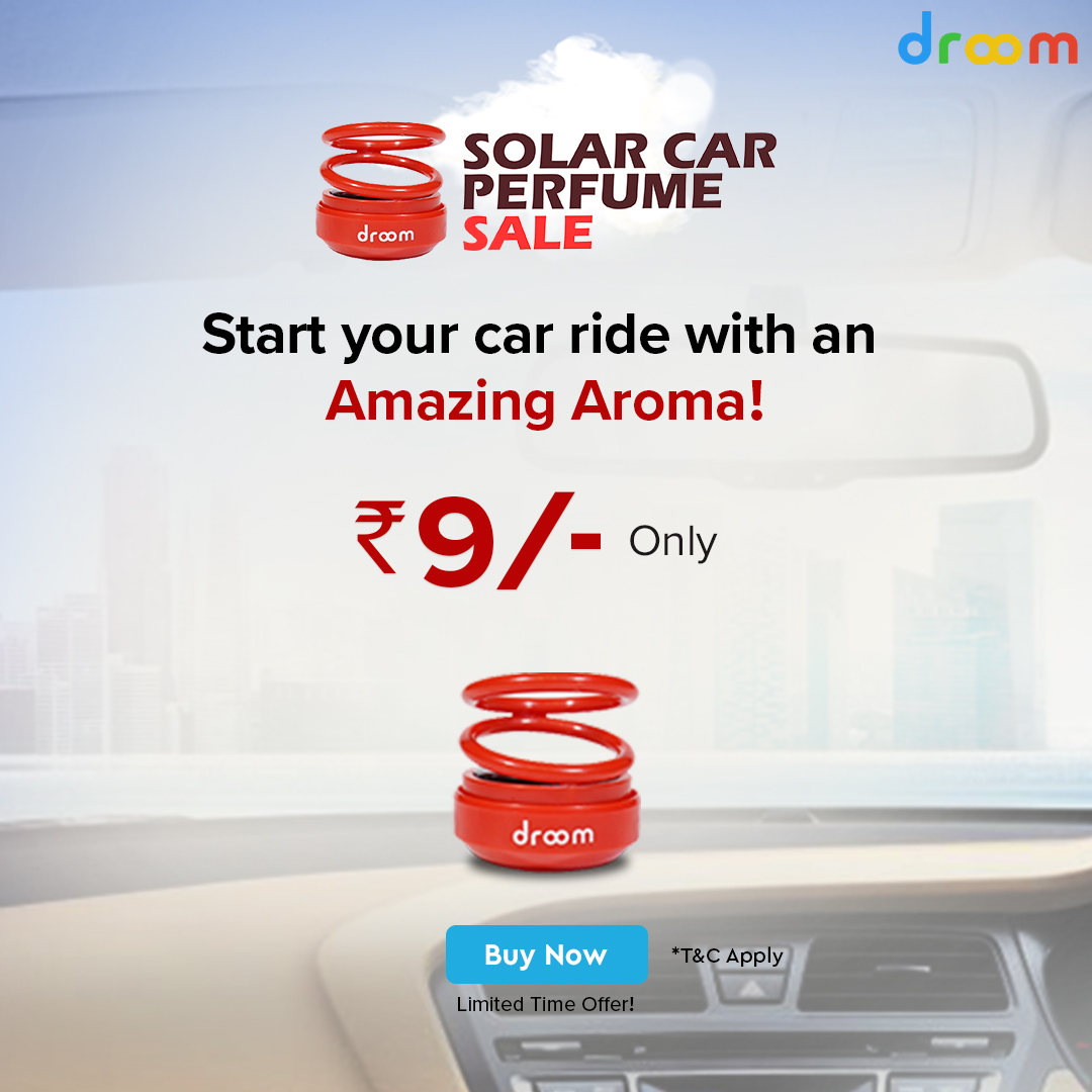 #CarPerfumeSale Grab the deal before it’s gone.
Get a Car Perfume starting at just Rs. 9/-
Tap on this link: droom.in/car-perfume-sa…

#droom #droomdeals #carneckpillow #sale #dealoftheday #deal #car #carlovers #offer
