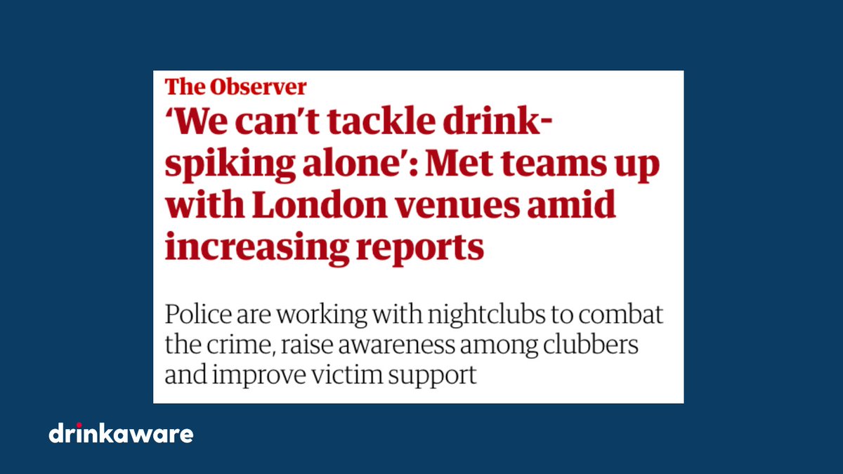Last week at New Scotland Yard, @metpoliceuk held its first roundtable discussing drink spiking with club bosses, charities and licensing authorities. Our CEO, Karen Tyrell, was part of the roundtable to discuss the important issue. Full article here: bit.ly/3R7ELNl