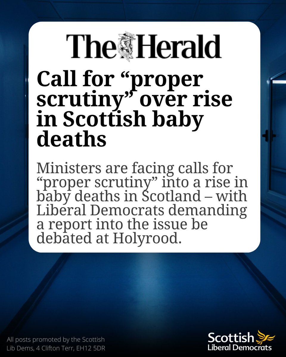 There can be few more pressing priorities for a government than uncovering why the death rate among new-born babies has spiked. Alongside taking forward the recommendations from the report, the Scottish Government should schedule time for parliament to discuss this report.
