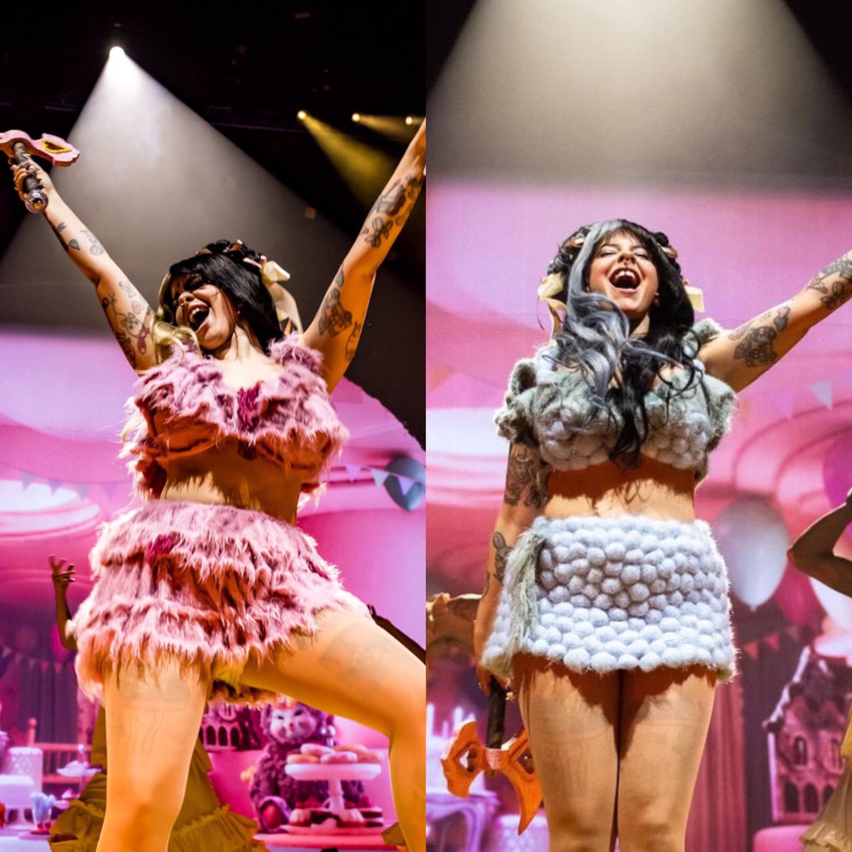 pick a cry baby outfit from the trilogy tour