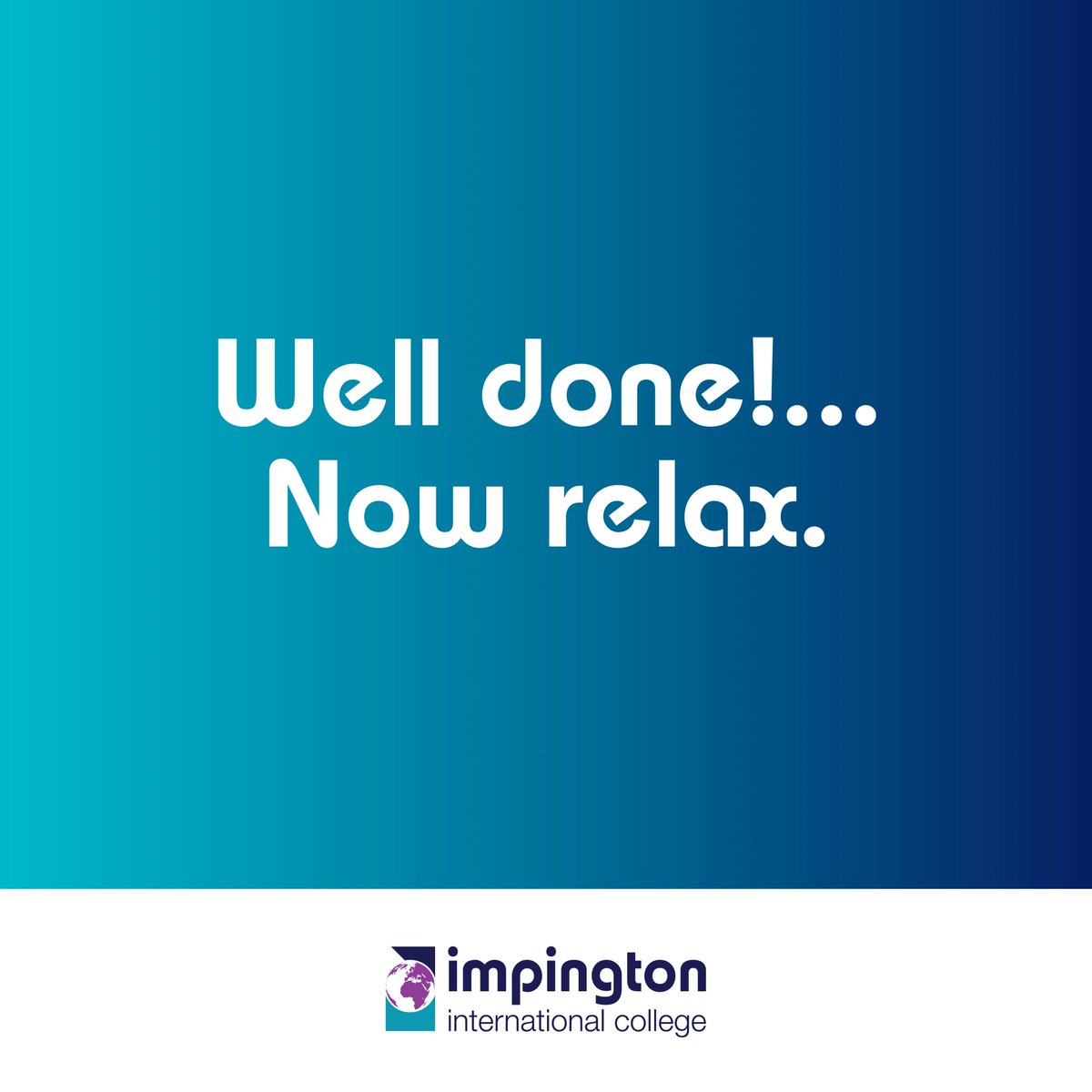 Impington International College (IIC) (@impingtonintcol) on Twitter photo #Congratulations to all our hardworking students for completing their <a href="/iborganization/">International Baccalaureate</a> #exams today!
You should all be extremely proud of your work in reaching this milestone. Now it’s time to take a well-deserved break and #relax! 🎉
#WellDone to you all! #Congratulations to all our hardworking students for completing their <a href="/iborganization/">International Baccalaureate</a> #exams today!
You should all be extremely proud of your work in reaching this milestone. Now it’s time to take a well-deserved break and #relax! 🎉
#WellDone to you all!