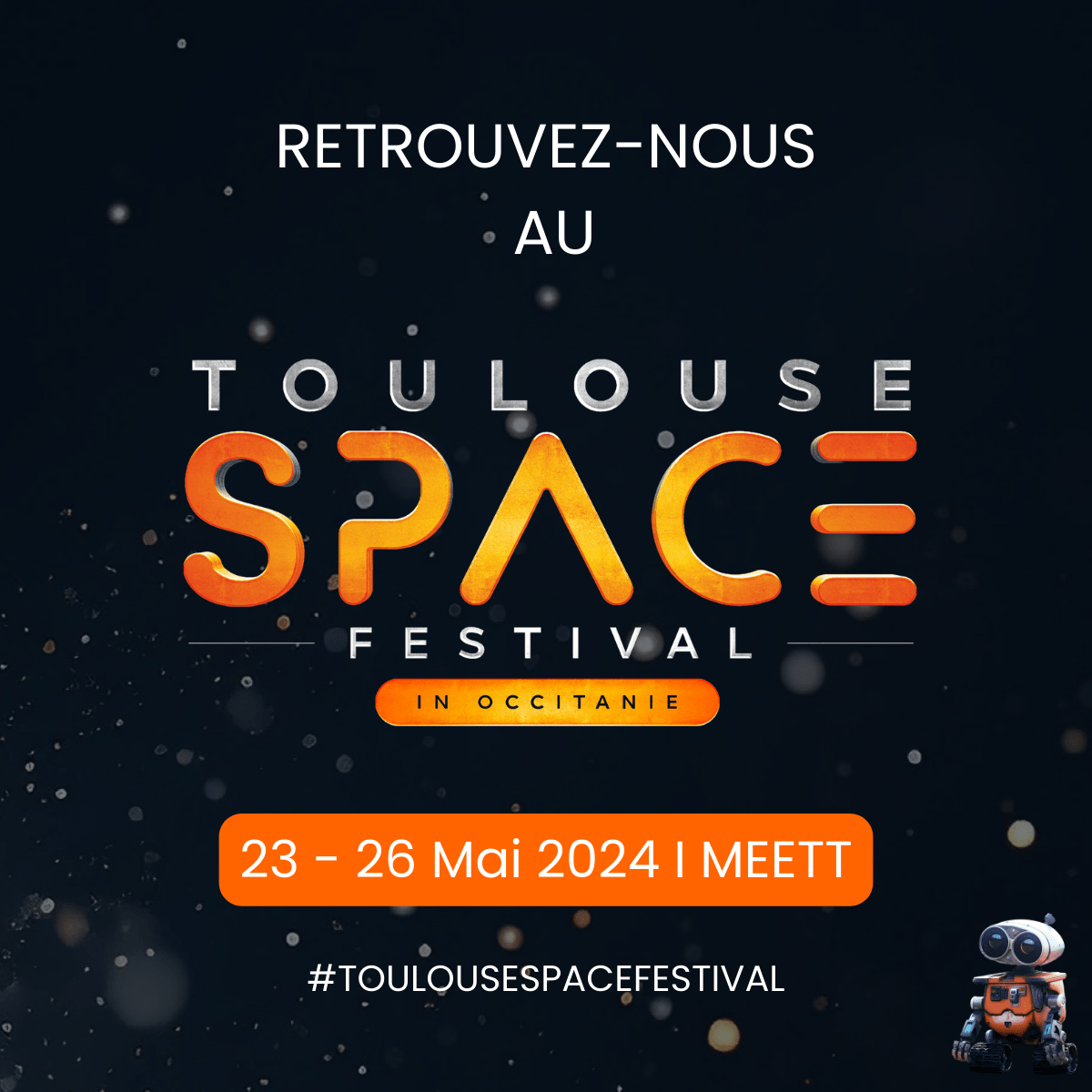 Du 23 au 26 mai, l'université sera au #ToulouseSpaceFestival le rendez-vous du spatial toulousain ! Venez découvrir nos formations menant aux métiers du spatial, des maquettes #Cubsat @CSUT_Officiel, des matériels embarqués, des expériences, etc. univ-tlse3.fr/actualites/ret…