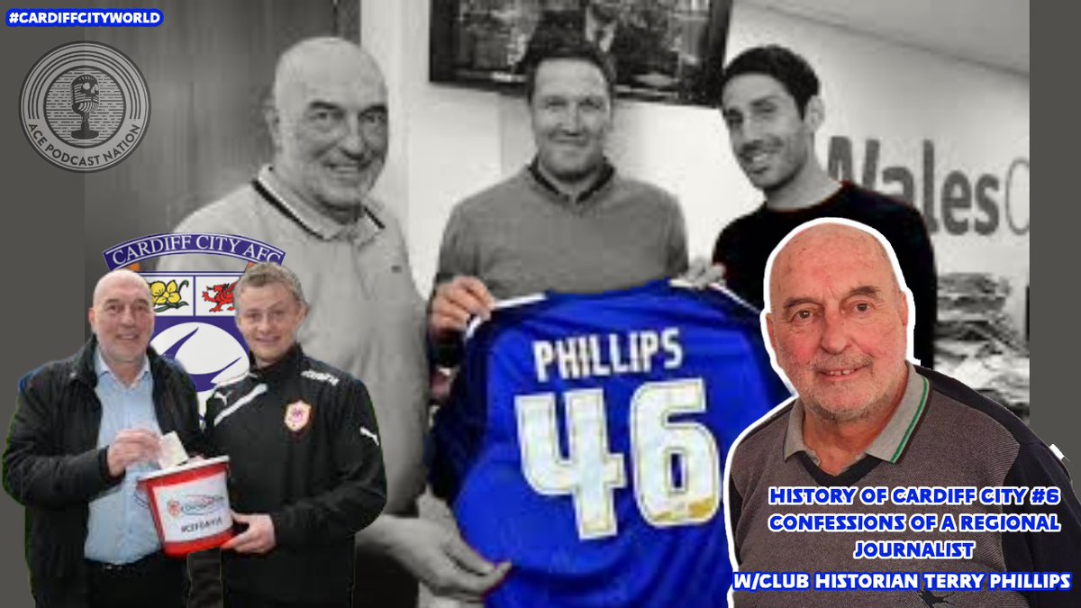 🚨 8pm on #CardiffCityWorld 🚨 History of Cardiff City w/ @CardiffCityFC historian @ElTelPhillips ep.6 is out for viewing & audio DL Confessions of a Regional Newspaper Journalist 🎥 youtube.com/@CardiffCityWo… 🎧 @TheSportSocial open.spotify.com/show/3naDeLrXA… #CCFC #Cardiff #Bluebirds