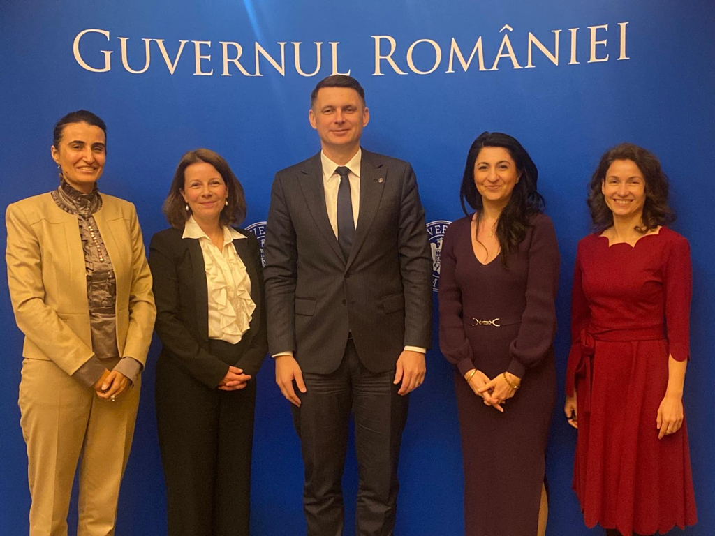 Excellent meeting between @Nathaliedberger and Secretary General Mircea Abrudean of @GuvernulRo on coordinating the #TSI in Romania. Grateful for his support and the efforts of his team in integrating #TSI into Romania's public administration at all levels. 🇷🇴🤝