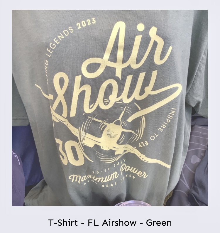 FriendsofTFC's tweet photo. If you missed the chance to buy your Flying Legends 2023 merchandise at the show, we have some for sale in our shop. #airshows #aviationevents #flyinglegends #warbirds
https://t.co/IYySuJI5a5 https://t.co/NI6ngJdezU