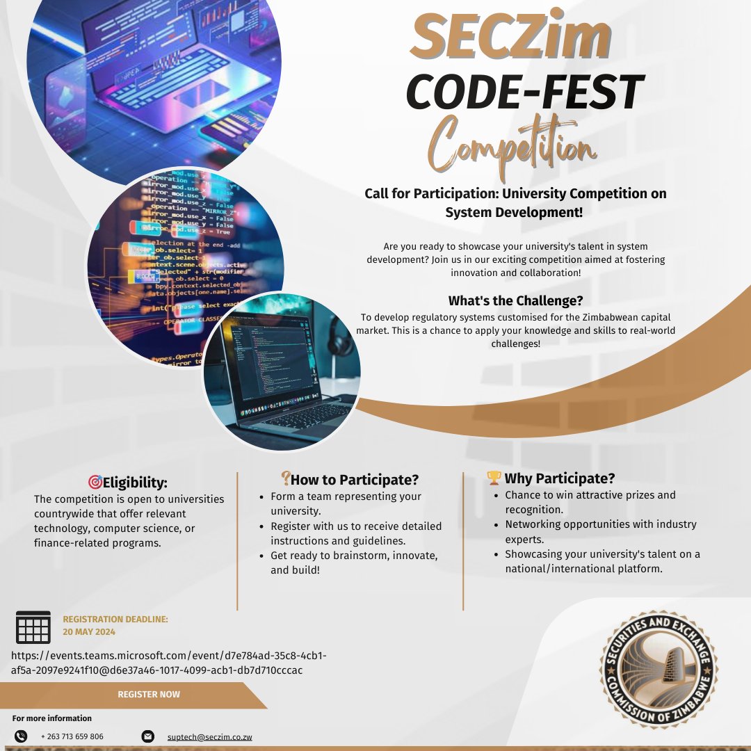 Attention universities! Enter the system Development Competition and unleash the coding genius of your students. This is a chance to foster innovation, collaboration and win exciting prizes! Click the link below for more information: events.teams.microsoft.com/event/d7e784ad…