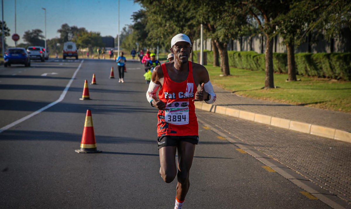 H A P P Y C H O O S E D A Y In celebration of #ChooseDay, we put the spotlight on Abrahm Modise for his outstanding performance.👏🏽 Abrahm raised the Fat Cats flag at the Modderfontein Half Marathon Race this past weekend, as he finished 1st place in the male 40+ category and