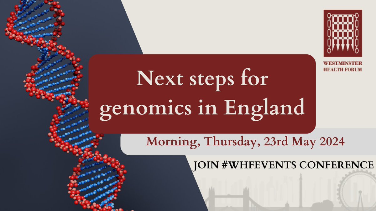 Pauline Latham OBE (@pauline_latham) on Twitter photo Next week, I will be chairing a session as part of the <a href="/wfpevents/">Westminster Forum Projects</a> “Next steps for genomics in England” conference. A fascinating subject on which the UK is a leading light. Next week, I will be chairing a session as part of the <a href="/wfpevents/">Westminster Forum Projects</a> “Next steps for genomics in England” conference. A fascinating subject on which the UK is a leading light.