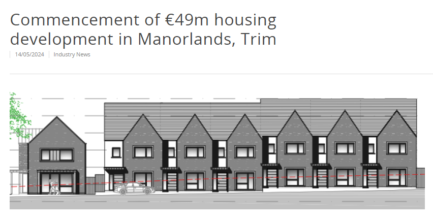 NEW BLOG POST 📰📣

'#Construction has started on a €49 million housing development in Manorlands, Trim, Co. #Meath.

#buildinginfo #constructionnews #constructionupdates #Irishconstruction

buildinginfo.com/industry-news/…