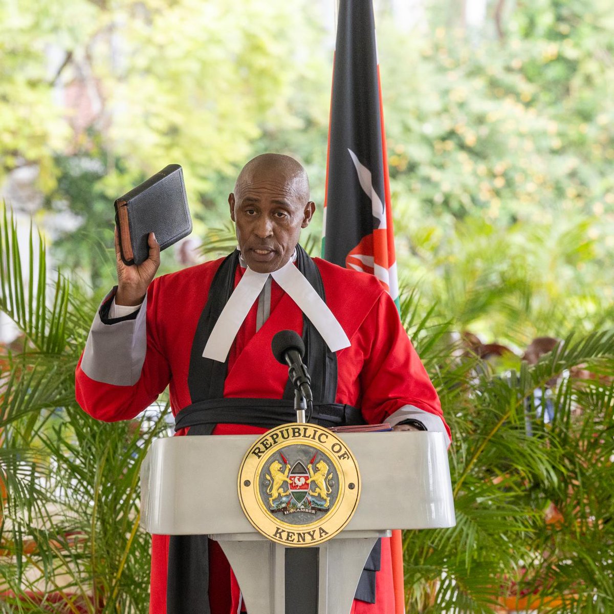 Newly appointed Judges take oath of office as judges of the High Court.