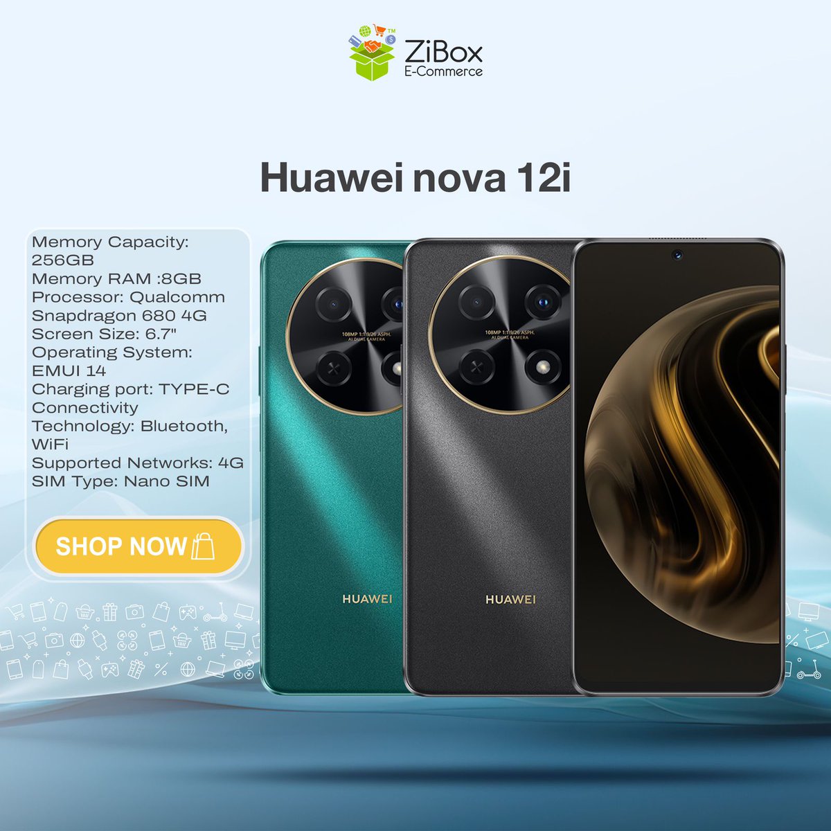 Huawei Nova 12i 
#Huawei #huaweinova #zibox #x #twitter #Kurdistan #kurd #Kurdish #iraq