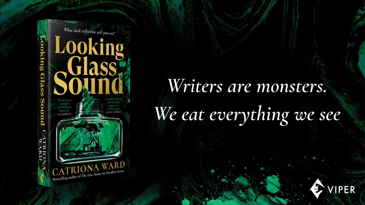 Feeling brave? #LookingGlassSound by Catriona Ward is out in paperback next week 💚🖤

'Ward's most complex and brilliant book yet' Guardian 

'This book will truly haunt you' Olivie Blake 

serpentstail.com/work/looking-g…