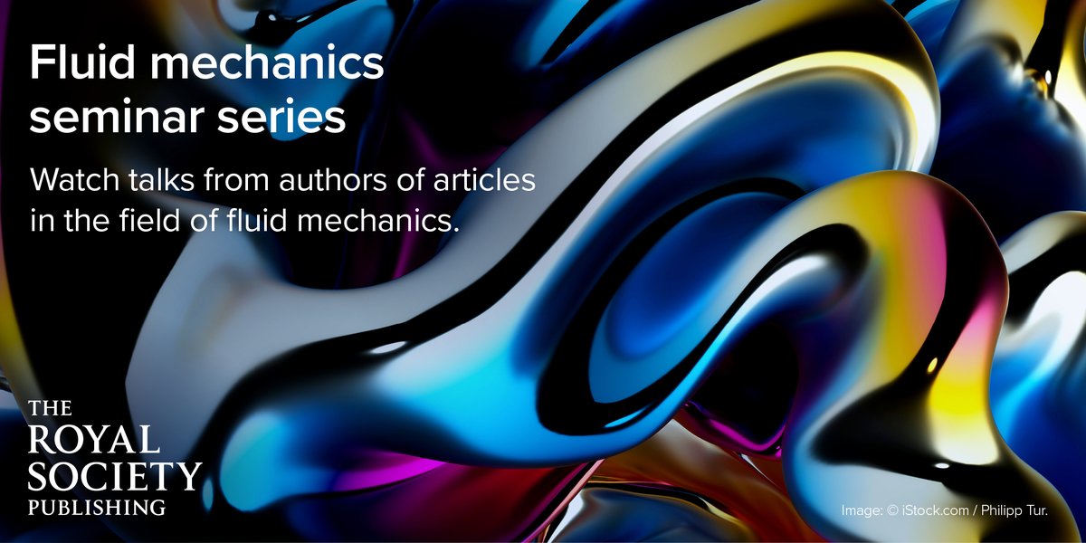 Introducing our new fluid mechanics seminar series that will feature a selection of talks based on articles published in #ProcA, #PhilTransA, #JRSocInterface and #RSOS. Find out more: cassyni.com/s/fluid-mechan… #fluidmechanics