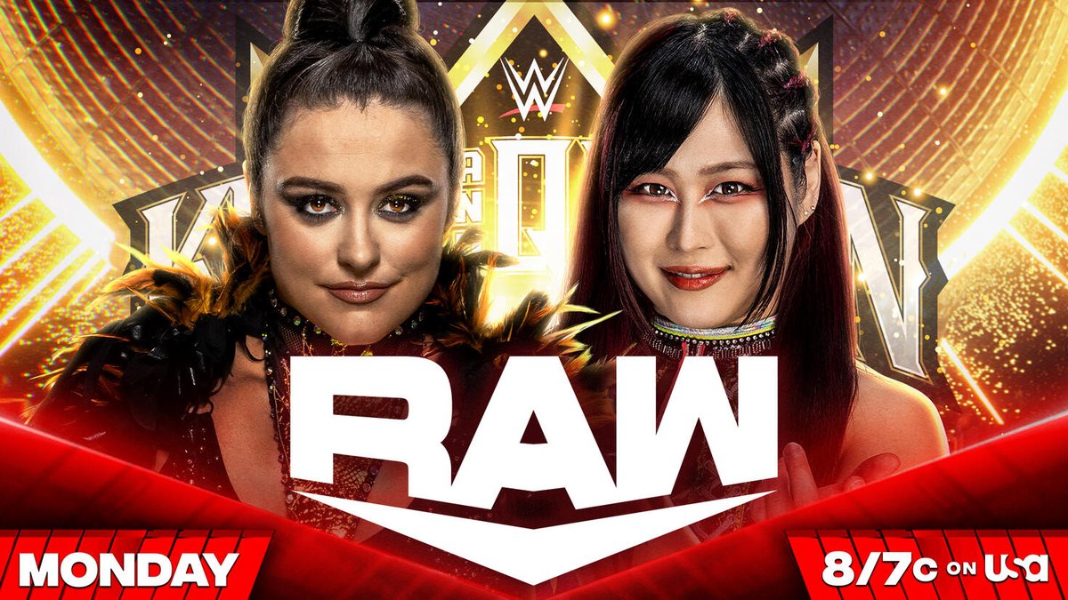 Set for #WWERaw next Monday (May 20): • Sami Zayn vs. Chad Gable • #WWEKingAndQueen of the Ring Matches: King of the Ring – Semifinals: - Jey Uso vs. Gunther Queen of the Ring – Semifinals: Lyra Valkyria vs. IYO SKY