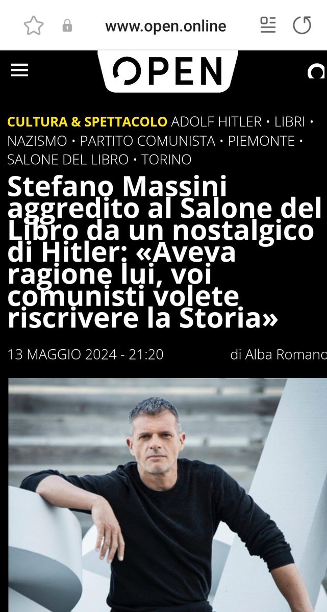 In #Italia i fascisti e i nazisti ci sono sempre stati però prima si vergognavano di uscire  dalle fogne! 
Chi li ha legittimati?
#Viva_l_Italia_antifascista_e_antinazista 
#Massini