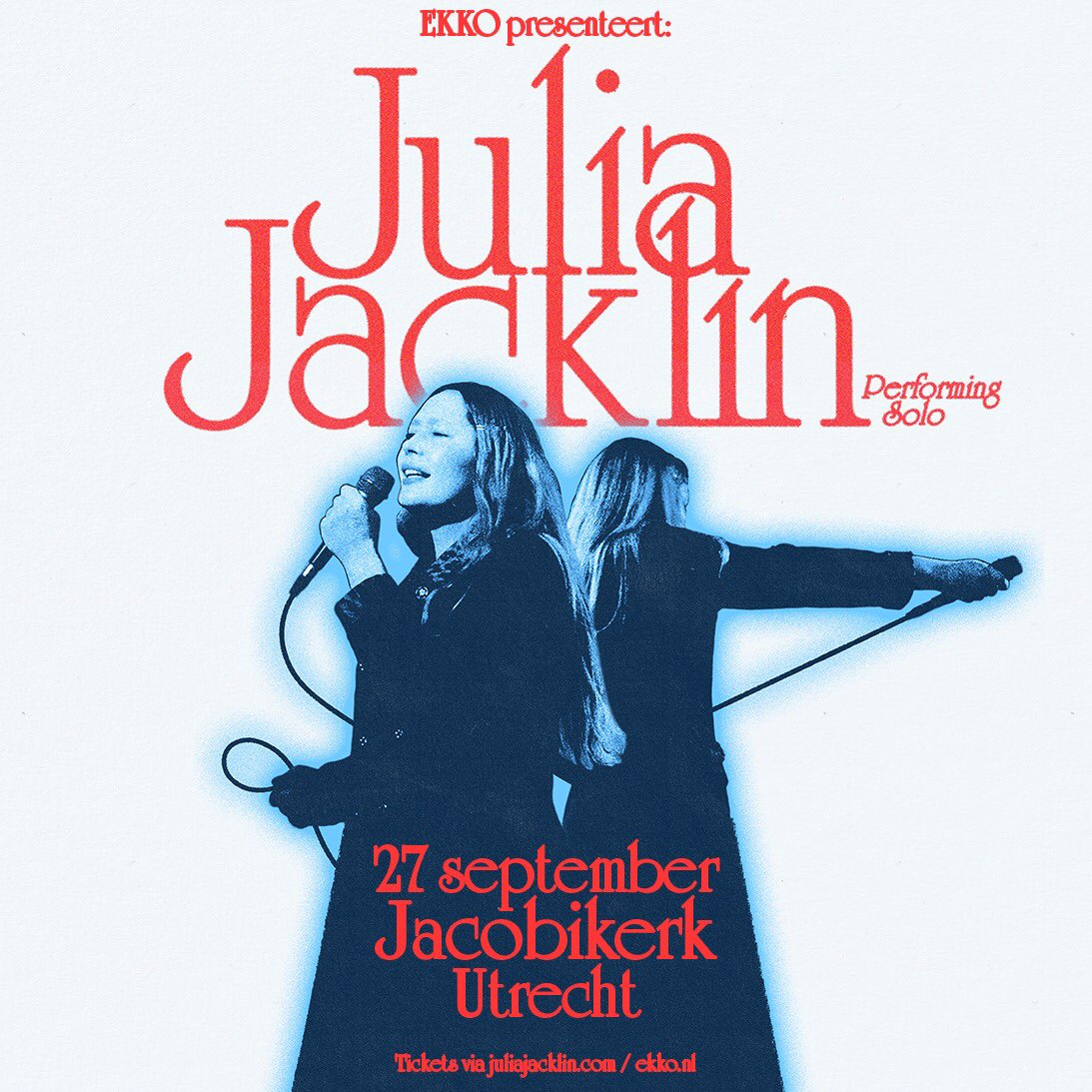 Trots op: op 27 september presenteert EKKO een soloshow van Julia Jacklin in de Jacobikerk.