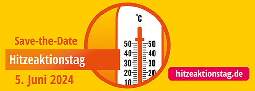 #SaveTheDate ‼️ #Hitzeaktionstag am 5. Juni 2024 Ziel: Bewusstsein schaffen für die Gefahren von #Hitze für die #Gesundheit Gemeinsame Initiative von: @BAEKaktuell @KlimaGesundheit @AWOBund @DKGev @DPflegerat @GKV_SV @haev_aktuell Infos: hitzeaktionstag.de #Prävention