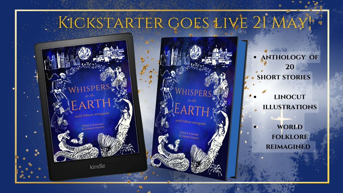 🎉🎉🎉 NEWS!! 🎉🎉🎉 I'm honoured to be part of @GabrielaHouston's illustrated anthology, featuring a veritable witch's cauldron of talent to reimagine world folklore! AND we're partnering with @binding_broken 😲 Sign up for kickstarter early access: pro.theknowledge.io/whispers