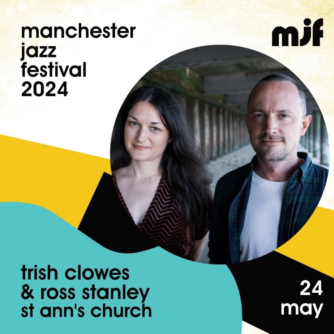 Next week…! Ross & me are taking the music of ‘Journey to Where’ to @ManJazzFest … cannot wait to explore the space of St Ann’s Church! 🤍🖤 We play at 5.30pm on Friday 24th May… manchesterjazz.com/events/trish-c…