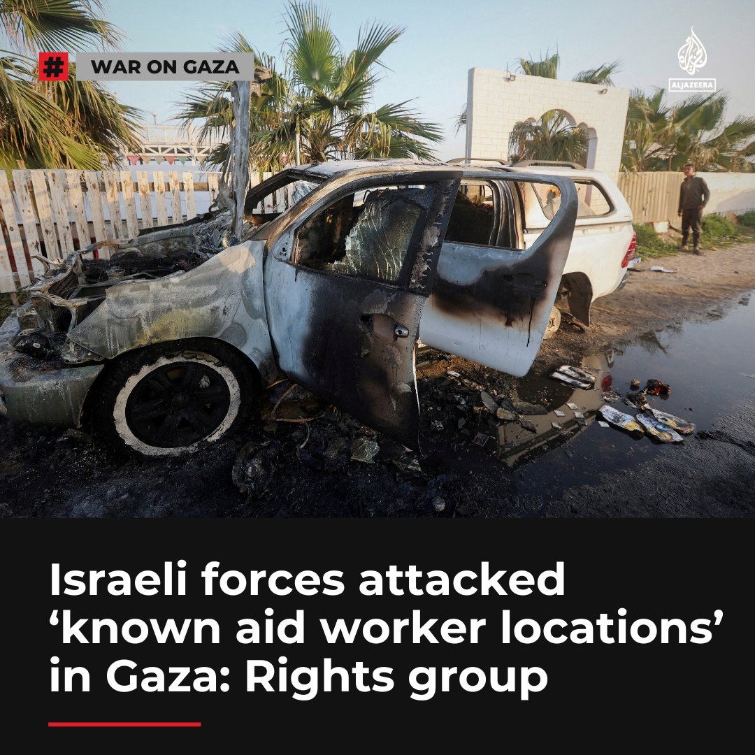 Israeli forces attacked aid convoys and buildings in Gaza at least eight times since October despite being given coordinates to ensure their protection, says Human Rights Watch (HRW) in a new report aje.io/qfy1en