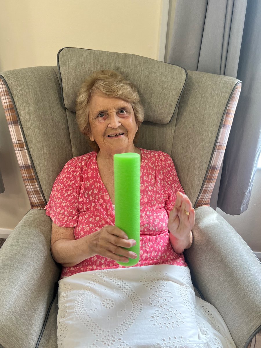 TrinityFold's tweet image. We had the lovely Rachel from Gfitness with us yesterday. The resident's had a lot of fun 😊