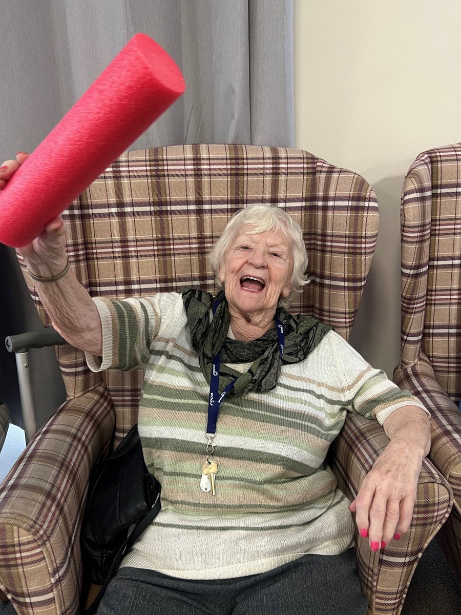 TrinityFold's tweet image. We had the lovely Rachel from Gfitness with us yesterday. The resident's had a lot of fun 😊