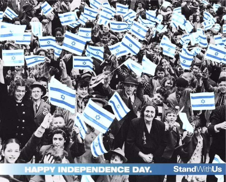 Same euphoria today at the justice and importance of the rebirth of the Jewish State, land of our birth, our past, our present and future. #YomHaatzmaut #IndependenceDay