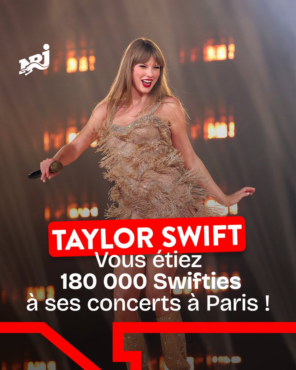 Vous étiez 180 000 Swifties aux concerts de @taylorswift13 à Paris ! ✨ On remet ça à Lyon ? 👀