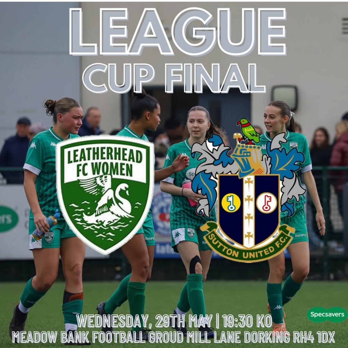buytickets.at/secwflorlserwf… Link above for our last game of the season. 🚨ALL TICKET 🚨 Please come and support your women’s team can we pick another trophy. @LeatherheadFC @ClubTanners @MoleValleyGirls @livingkt22