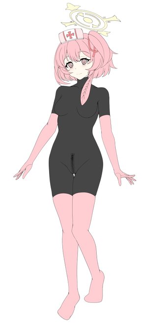 ぴっちりラバースーツ鷲見セリナと奥空アヤネの下描きです(*'ω`*) 